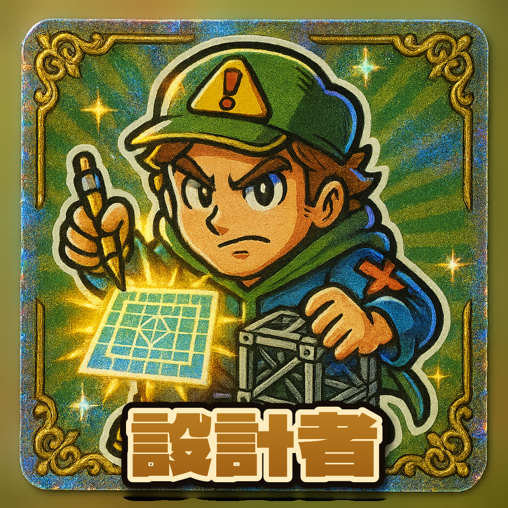 当たり役 設計者